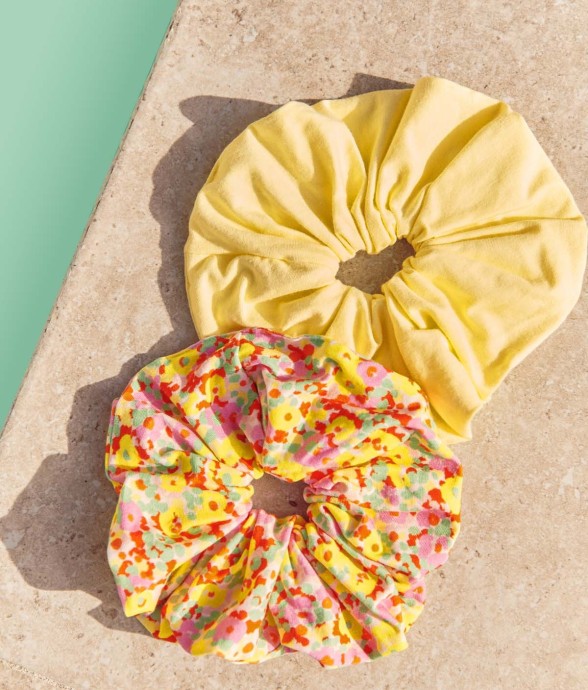 Pack 2 chouchou coton oversize