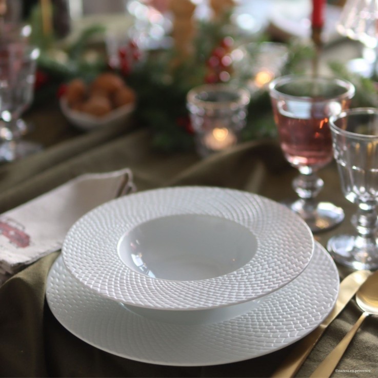 Coffret 6 assiettes plates