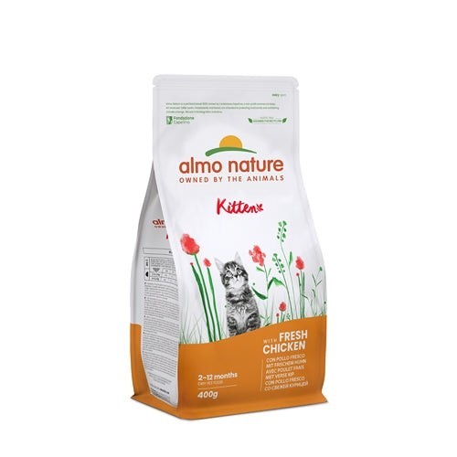 Almo Nature - Croquettes au Poulet frais pour Chaton 400g