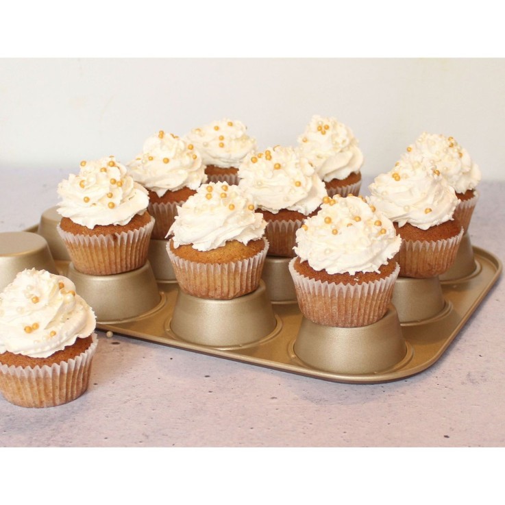 Caissettes à muffins en papier certifié FSC - 5 cm - lot de 75 - blanches