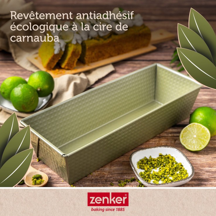 Ensemble de 2 Moules à cake vert 30 cm Zenker Green Vision