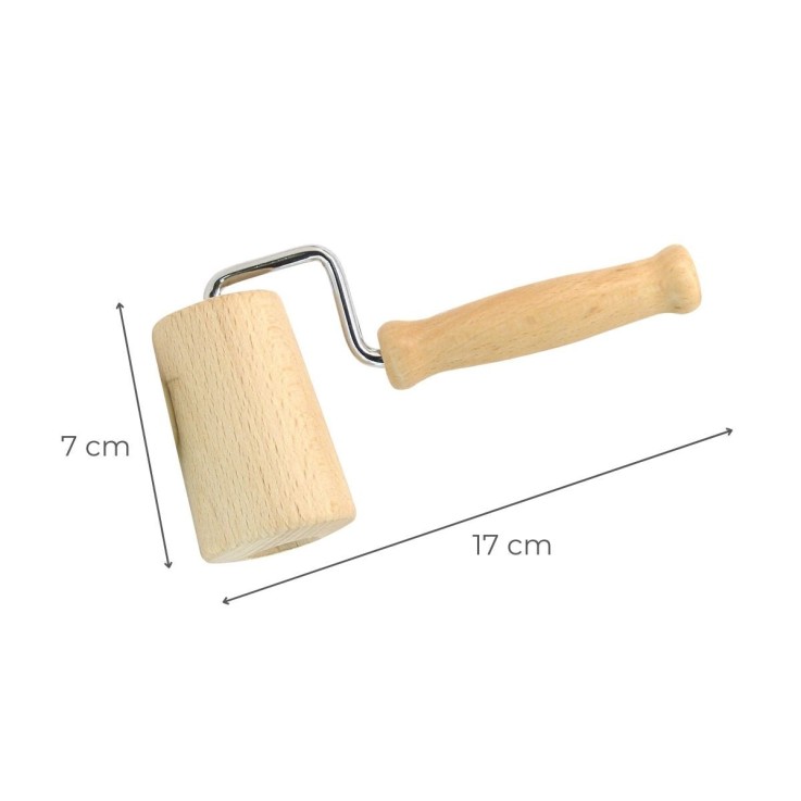 Mini rouleau à pâtisserie en bois 17 cm Fackelmann Boissellerie