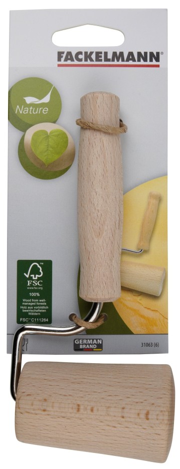 Mini rouleau à pâtisserie en bois 17 cm Fackelmann Boissellerie