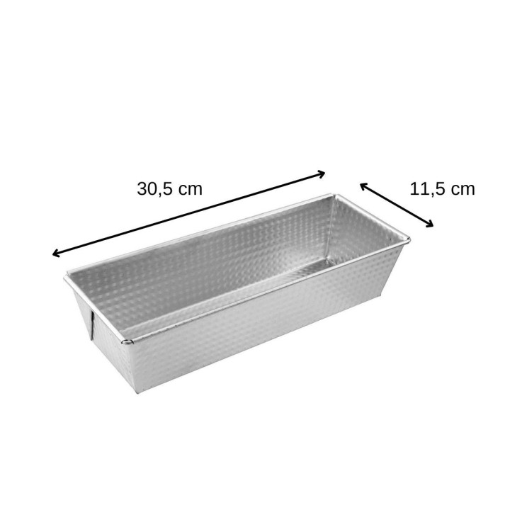 Lot de 2 moules à cakes 25,5 x 11,2 cm et 30 x 11,5 cm Zenker Silver