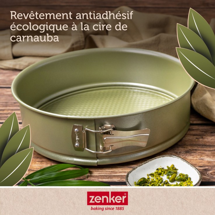 Ensemble de 2 Moules à manqué à charnière 20 cm Zenker Green Vision