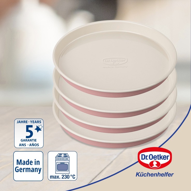Set 4 moules pour gâteaux à étages 17 cm Dr. Oetker Rétro