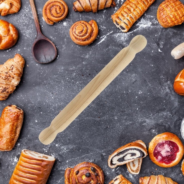 Rouleau à pâtisserie en bois 40 cm Fackelmann Wood Edition