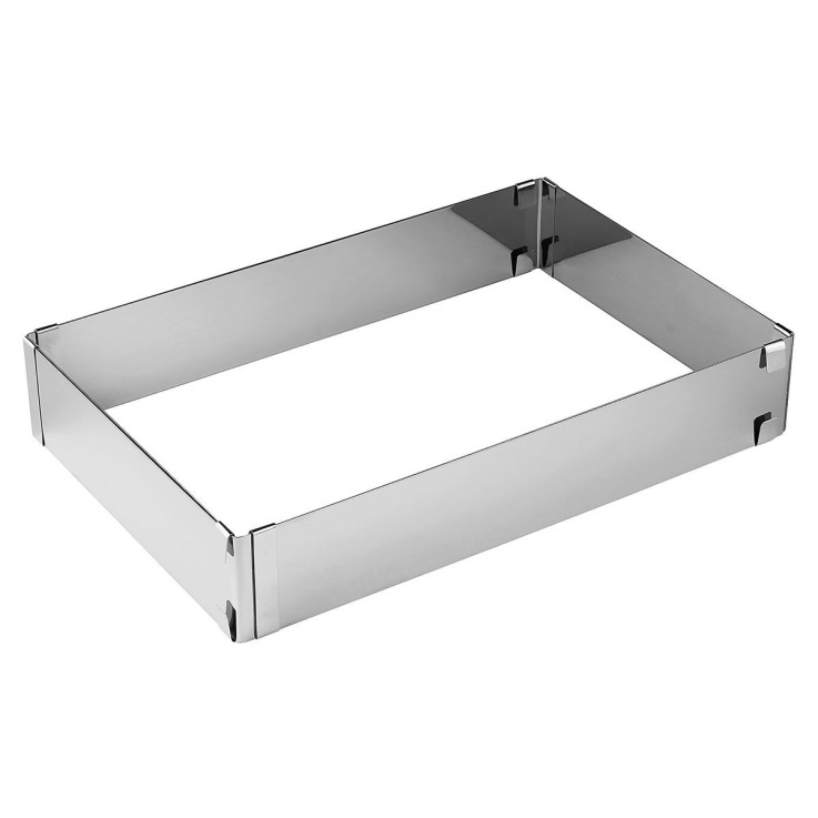 Cadre à gâteau Smart Pastry en inox - 27 à 52 cm
