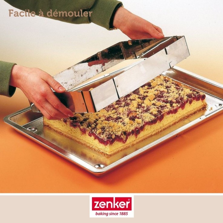 Cadre à gâteau Smart Pastry en inox - 27 à 52 cm