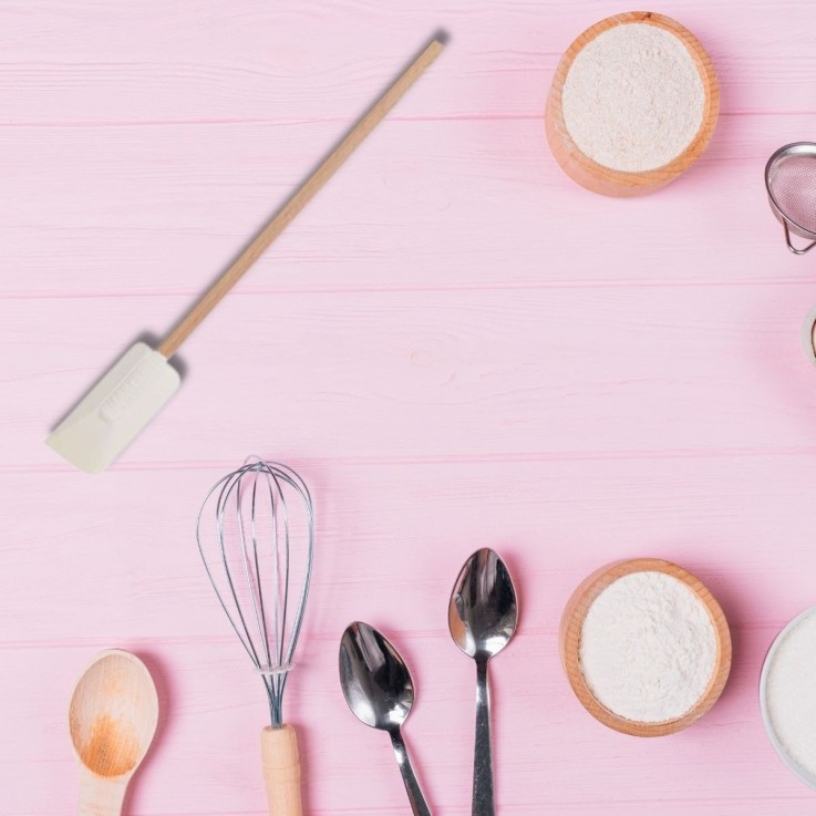 Ensemble de 2 Maryses de pâtisserie et de cuisine 25 cm manche en bois Fackelmann