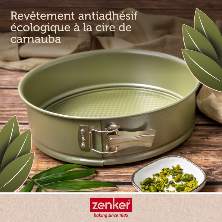 Ensemble de 2 Moules à manqué à charnière 26 cm Zenker Green Vision