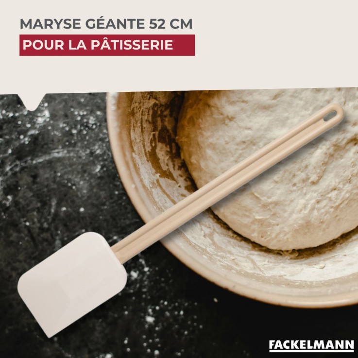 Ensemble de 2 Maryses de pâtisserie et de cuisine manche en résine de 52 cm Fackelmann