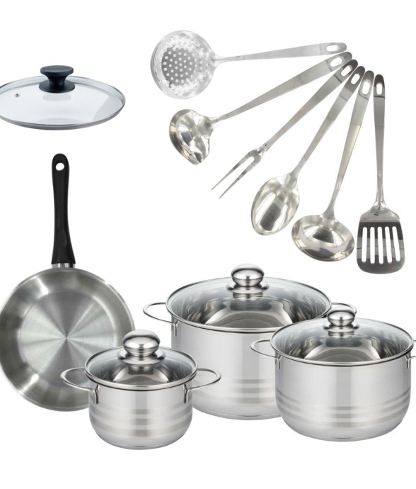 Set de 1 poêle 20 cm inox,...
