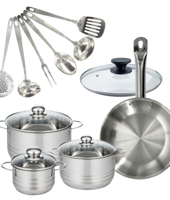 Set 1 poêle 28 cm en inox...