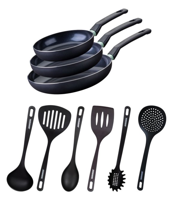 Ensemble de 3 poêles de 20,...