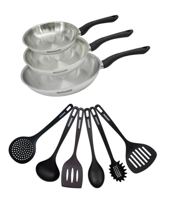 Set 3 poêles 20 24 et 28 cm...