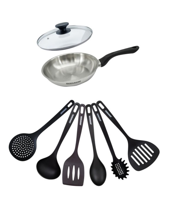 Set poêle 20 cm en inox,...