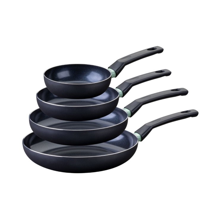 Set de 4 poêles antiadhésives céramique 16, 20, 24 et 28 cm Fackelmann Brandao