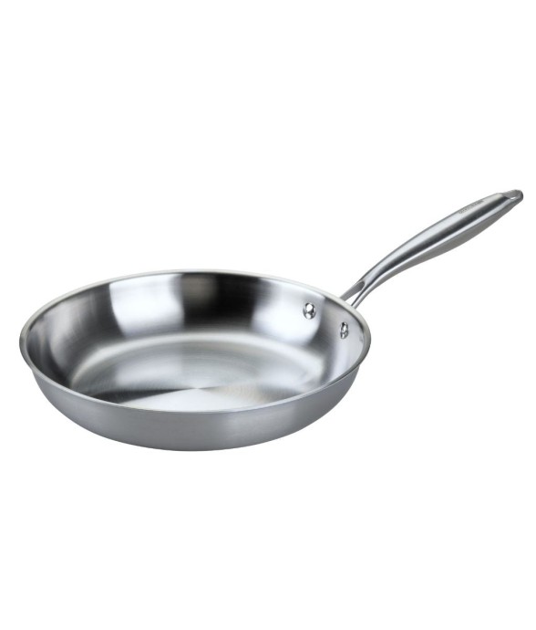 Poêle 28 cm en inox 18/10...