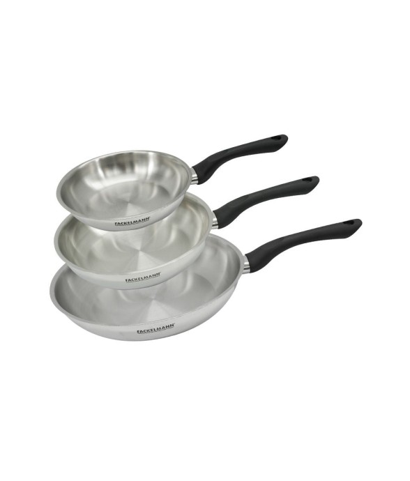 Set 3 poêles 20 24 et 28 cm...