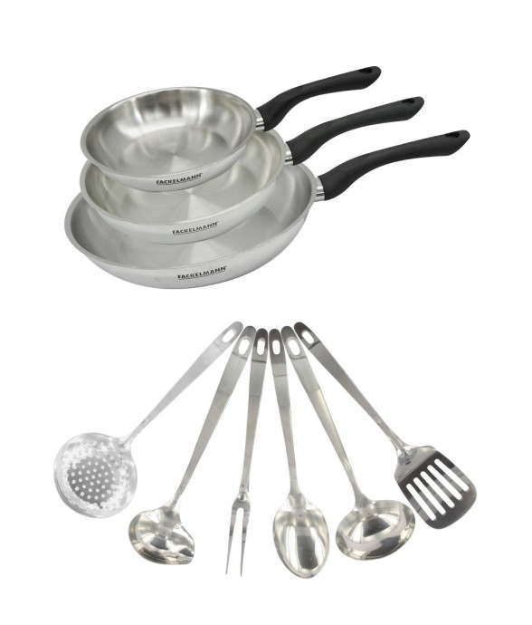 Set 3 poêles 20 24 et 28 cm...