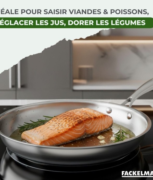 Poêle Vita3 en inox 18/10 -...