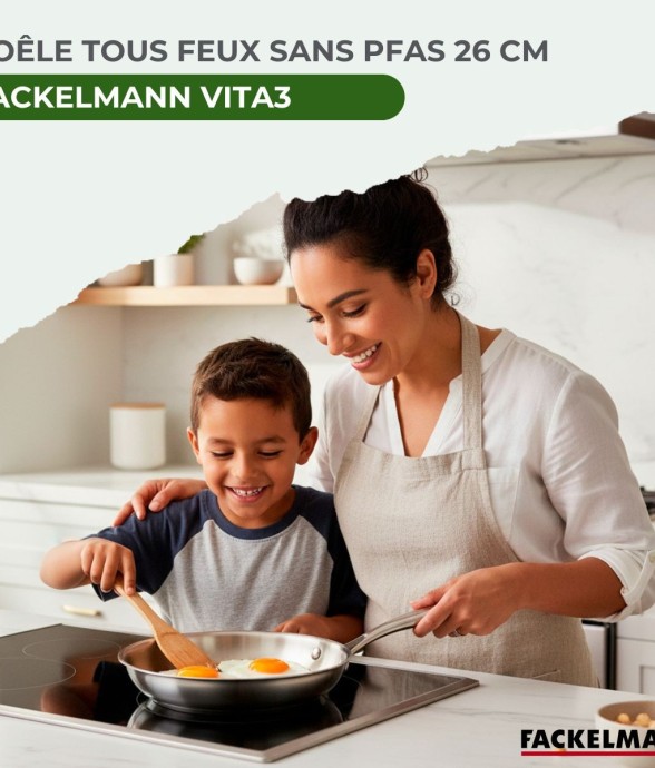 Poêle Vita3 en inox 18/10 -...