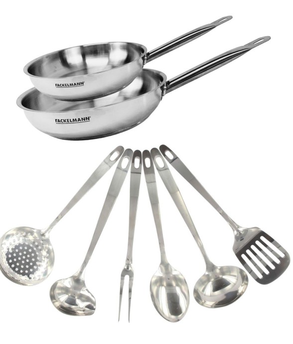 Set de 2 poêles de 24 et 28...