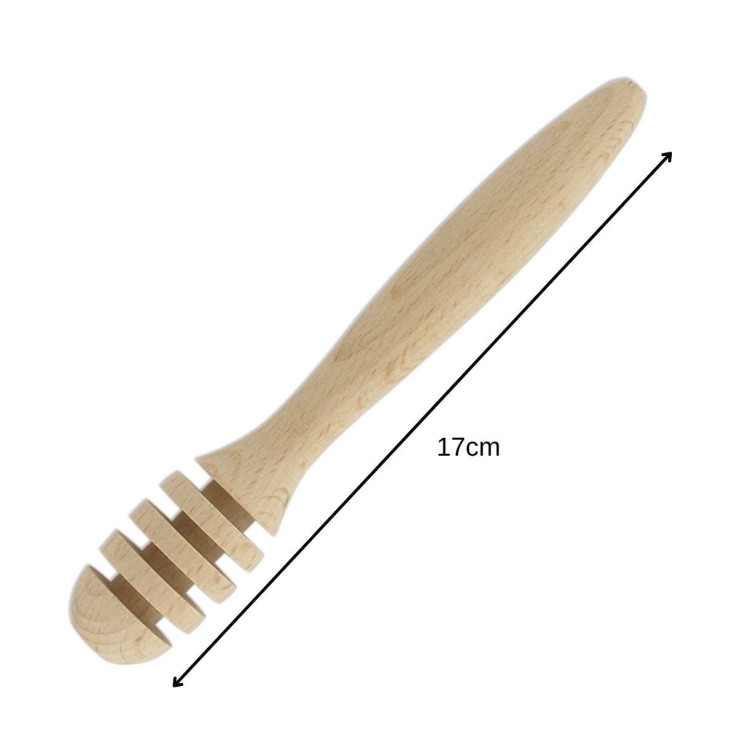 Ensemble de 2 Cuillères à miel en bois Fackelmann Wood Edition