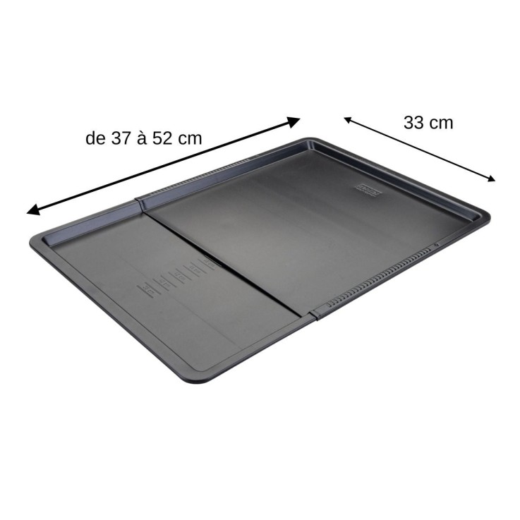Plaque de cuisson four extensible de 37 à 52 cm Zenker Perfect Black +