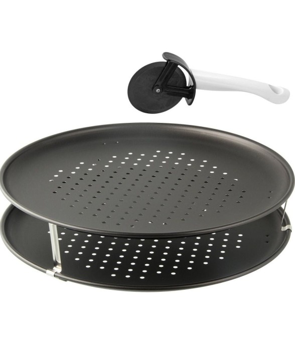 Set de 2 plaques à pizza 32...