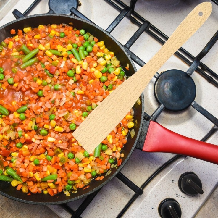 Ensemble de 2 Spatules de cuisine 30 cm Fackelmann Wood Edition