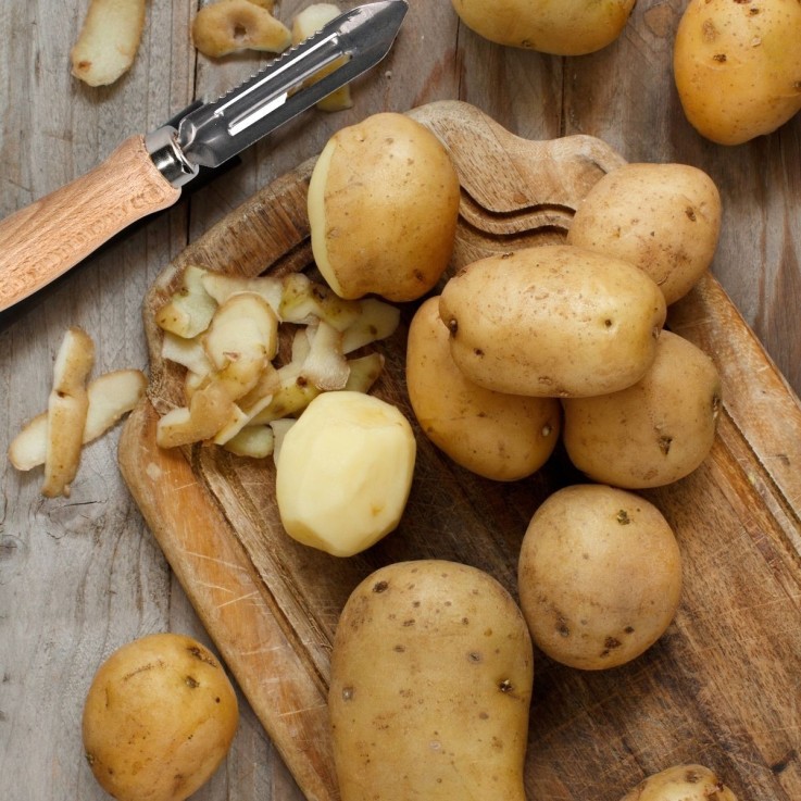 Eplucheur à légumes type économe 16 cm Fackelmann Wood Edition