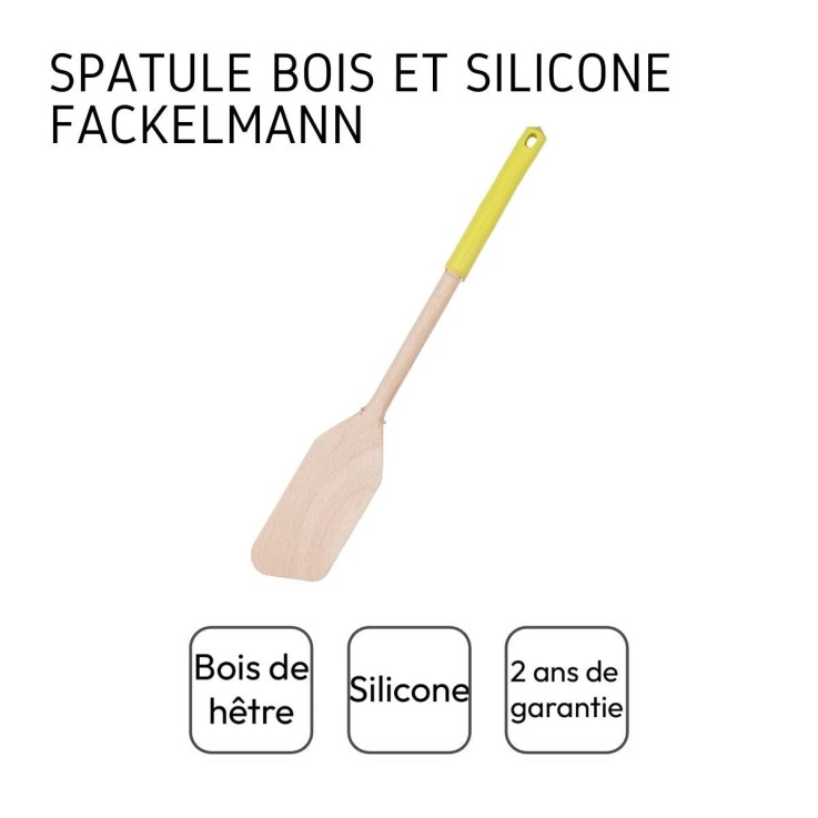 Ensemble de 2 Spatules de cuisine 34 cm Fackelmann Wood Edition