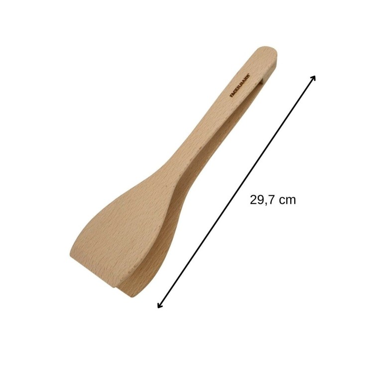 Ensemble de 2 Pinces de cuisine en bois FSC 29,7 cm Fackelmann