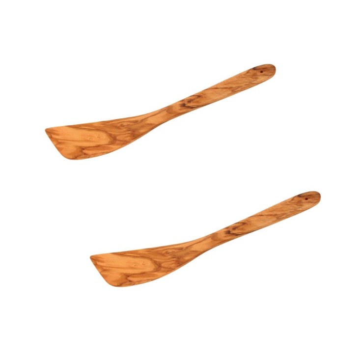 Ensemble de 2 Spatules de cuisine 30 cm Fackelmann Édition Bois d'olivier