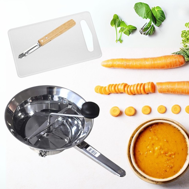 Ensemble d'accessoires pour préparation des légumes Fackelmann