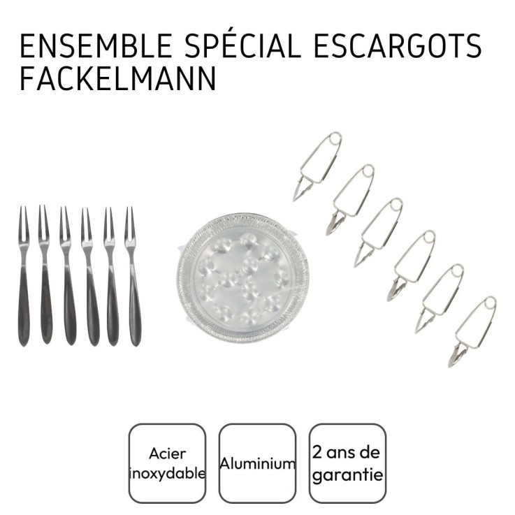 Ensemble spécial escargots Fackelmann