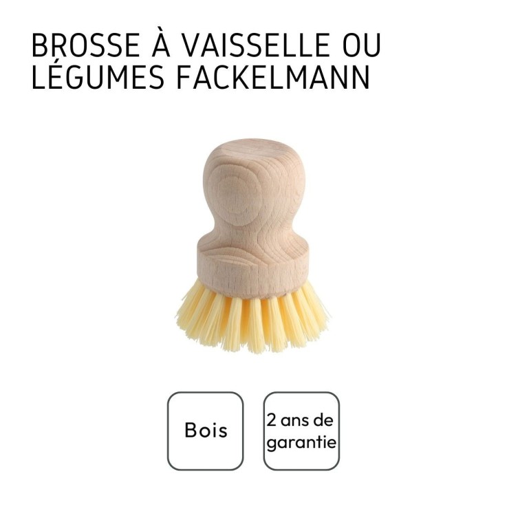 Brosse à vaisselle en bois Fackelmann
