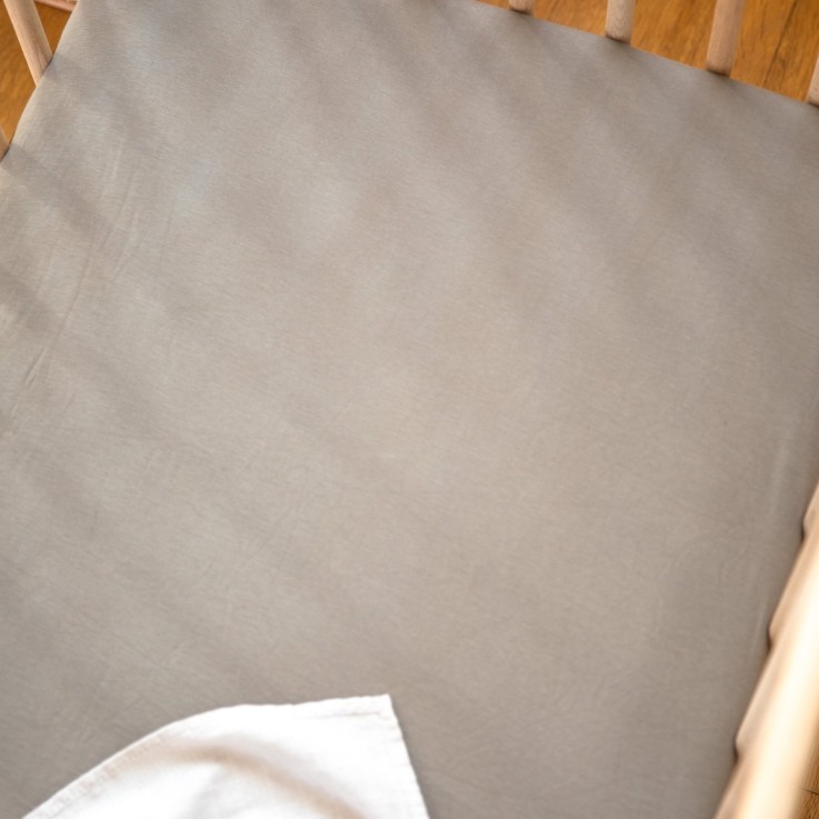 Drap housse Coton Bio jersey pour lit Bébé
