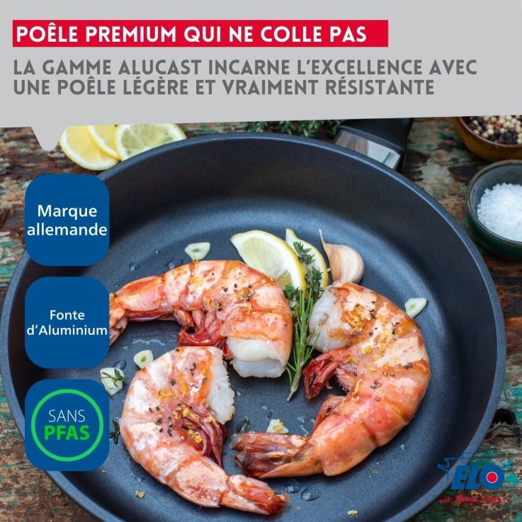 Poêle à frire 20 cm sans PFAS Elo Alucast