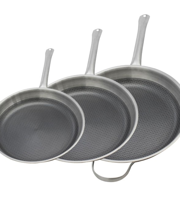 Lot de 3 Poêles Elo Relief...