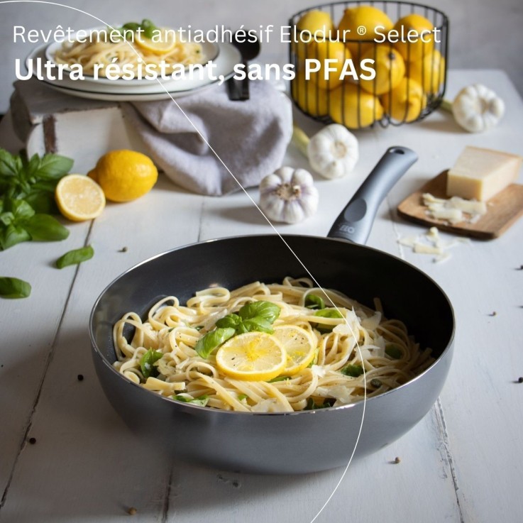 Wok 20 cm antiadhésif sans PFAS Elo Ducato