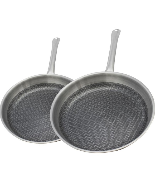 Lot de 2 poêles Elo Relief...