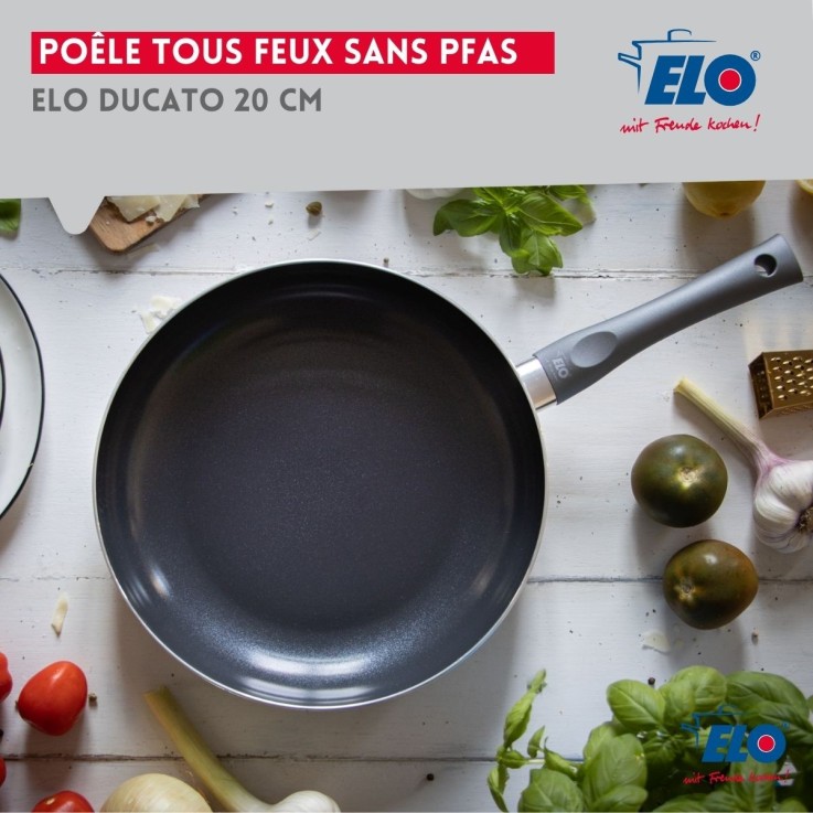 Poêle tous feux 20 cm sans PFAS Elo Ducato