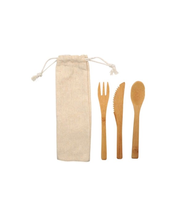 Set de couverts en bambou...