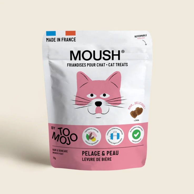 Tomojo - Friandises aux insectes Peau & Pelage pour Chat 70g