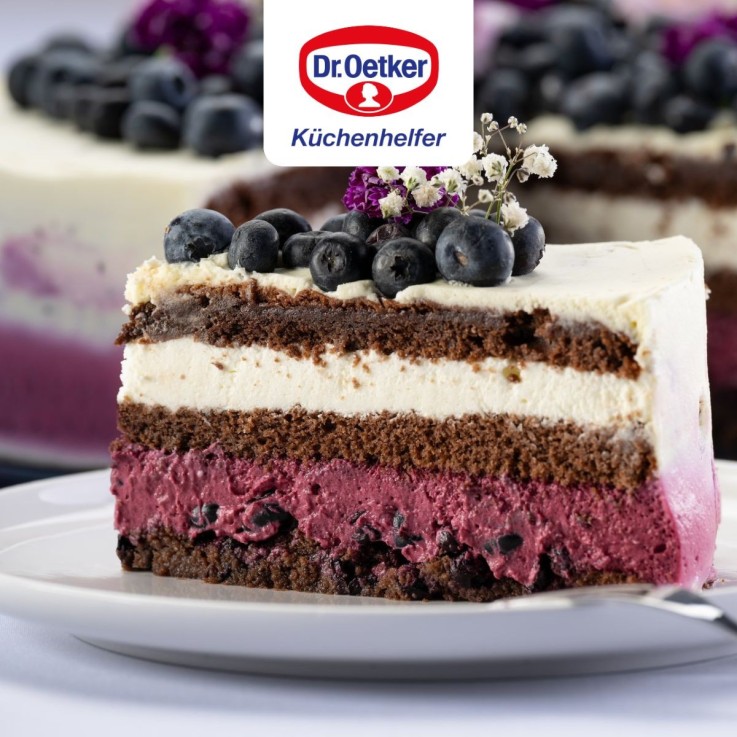 Ensemble de 2 Moules à manqué à charnière 28 cm Dr Oetker Back Liebe