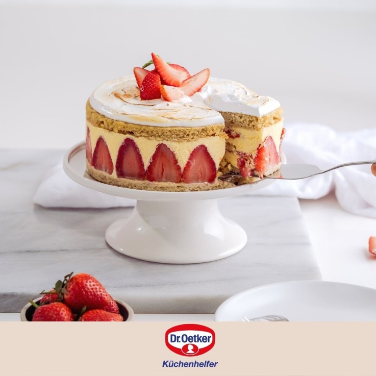 Ensemble de 2 Moules à manqué fond amovible 26,5 cm Dr Oetker Back Liebe