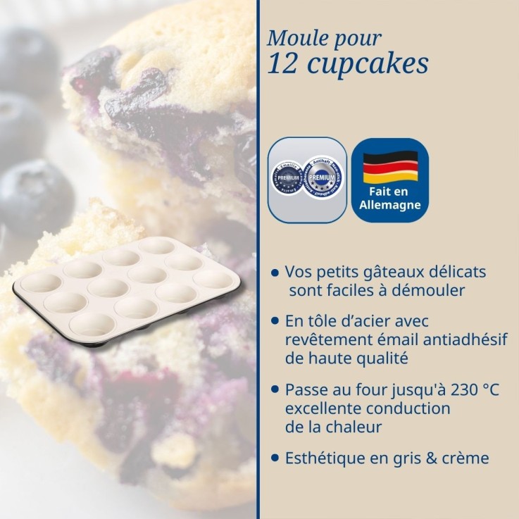 Moule à 12 muffins Dr. Oetker Exclusive